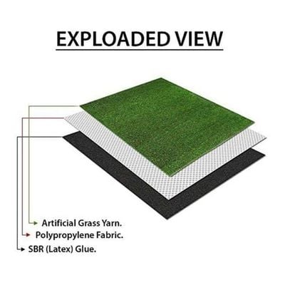 Artificial Grass Carpet Green 2x15meter