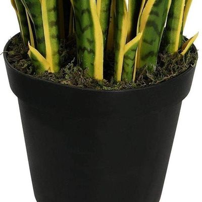 Artificial Tongue Plant In Plastic Pot Green 160cm