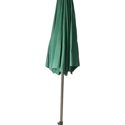 Waterproof Umbrella Parasol With Metal Base Green 240cm