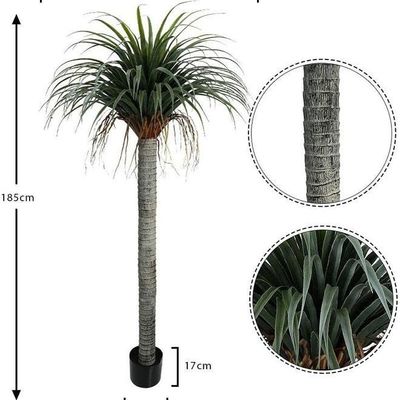 Artificial Yucca Plant Green 185x90x90cm