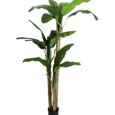 Artificial Banana Tree Green/Brown 200x116x116cm