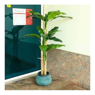 Artificial Banana Tree Green/Brown 200x116x116cm