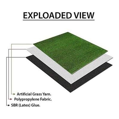 10 MM Artificial Grass Carpet Green 2x25meter