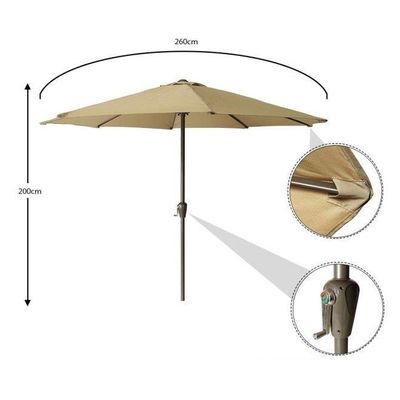 Parasol Umbrella Beige/Black