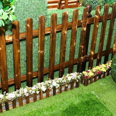 Solid Wood Fence Brown