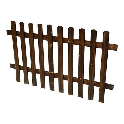 Solid Wood Fence Brown