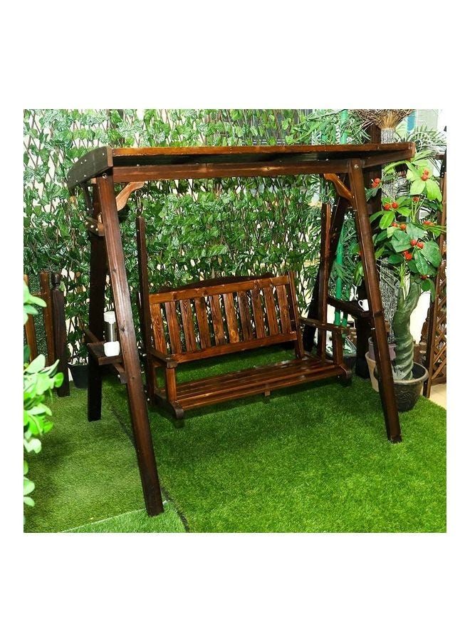 Outdoor wooden clearance swing chair