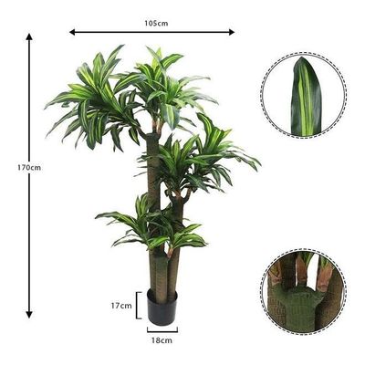 Artificial Dracaena Fragrans Plant Green