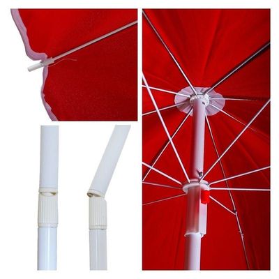 Round Umbrella UV Protection Waterproof Sunshade Beach Umbrella Without Stand