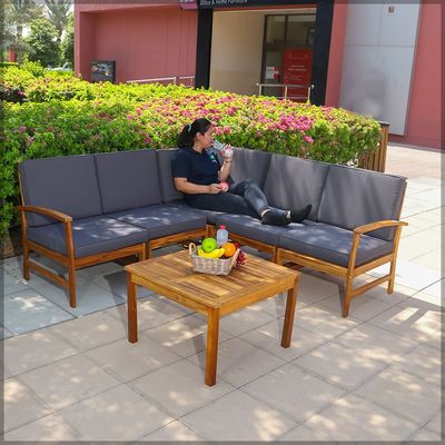 L Shape Sofa Outdoor Patio Furniture Set