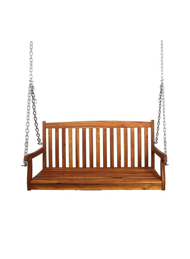 Outside shop swing bench