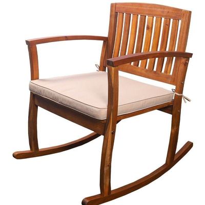 Rocking Chair with Seating Cushions