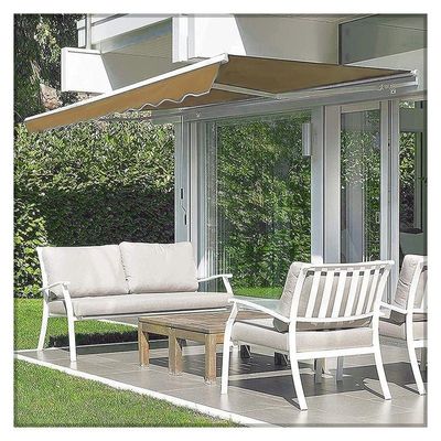 Yatai Outdoor Sun Shade Canopy Shelter Foldable Awning with Manual Crank Handle