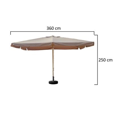 Waterproof Parasol Umbrella With Base