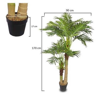 2 Rod Artificial Palm Tree