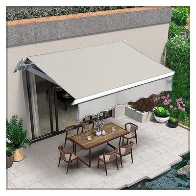 Yatai Outdoor Sun Shade Door Canopy Shelter Foldable Awning with Manual Crank Handle