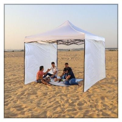 Pop Up Gazebo Tent Canopy with 2 side covers