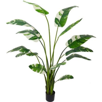 Artificial Banana Tree 2 Meters High Fake Plant with Plastic Pot