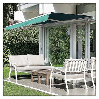 Yatai Outdoor Sun Shade Door Canopy Shelter Foldable Awning with Manual Crank Handle