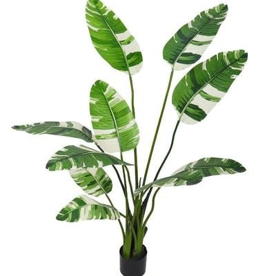 Artificial Banana Tree 1.5 Meters High Fake Plant with Plastic Pot
