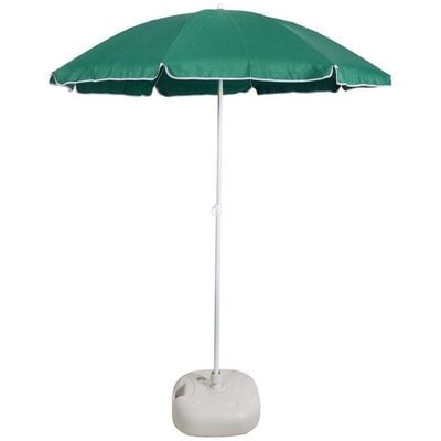 Round Umbrella UV Protection Waterproof Sunshade Beach Umbrella With Stand