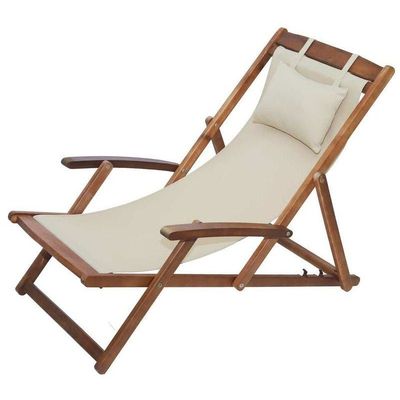 Wooden Relaxing Beach Chair