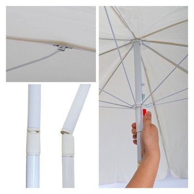 Round Umbrella UV Protection Waterproof Sunshade Beach Umbrella Without Stand