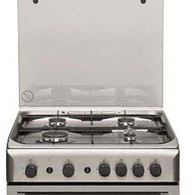 Ariston 4 Burner Gas Cooker 60 x 60 cm ,1 year Warranty A6GG1F(X)EX Silver