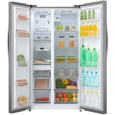 Midea Side By Side Refrigerator 698L HC689WENS Stainless steel