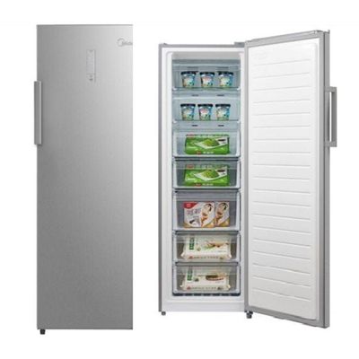 Midea Upright Freezer Stainless Steel Finish Convertible Freezer to Fridge, 1 Year Warranty 310 L HS312FWES Stainless steel