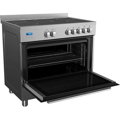 Midea 5 Cooking zone 90 x 60 cm Ceramic Cooker, Schott Glass And Full Safety, 1 year warranty VSVC96048 Silver/Black