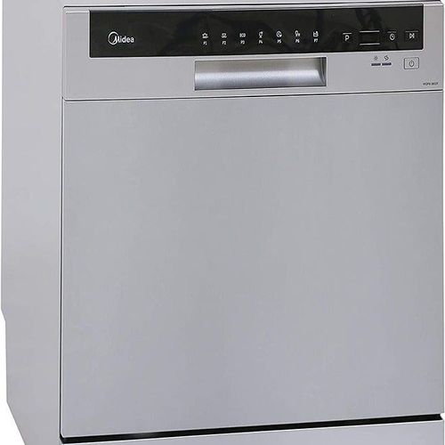Midea Countertop Dishwasher 8 Place Setting Portable 8 Pcs WQP83802FS Silver