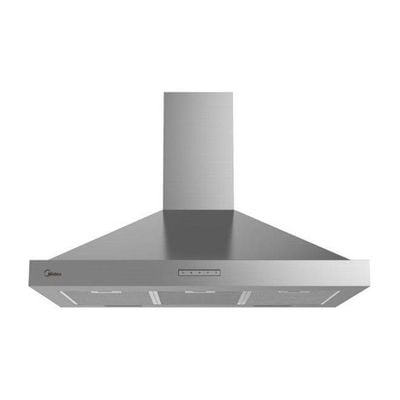 Midea Chimney Cooker Hood  Electronic Control 4 Speed E90AEW2A43 Silver