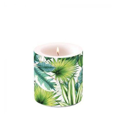 Ambiente Tropical Leaves Candle, Small