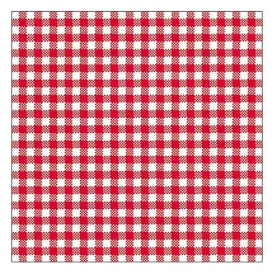 Ambiente Large Vichy Red Napkin
