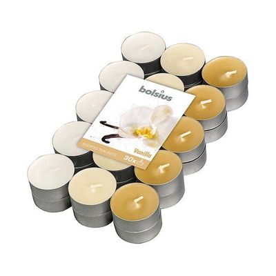 Pack of 30 Vanilla Fragranced Tealight Candles