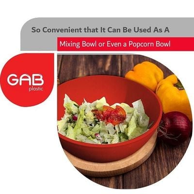 GAB Plastic, Colander with Bowl Set, Drain Colander and washing bowl, Food Strainer Kitchen Accessory, Detachable Colander,
Cleaning Washing, Mixing Fruits and Vegetables, Made from BPA-free Plastic