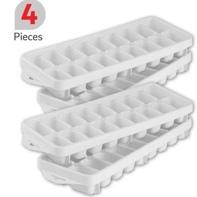 Ice Tray, Pack of 4, Easy Release, BPA-free