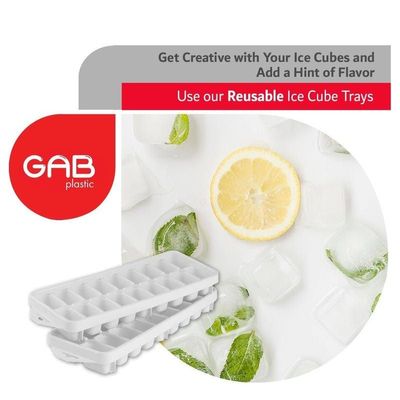 Ice Tray, Pack of 4, Easy Release, BPA-free