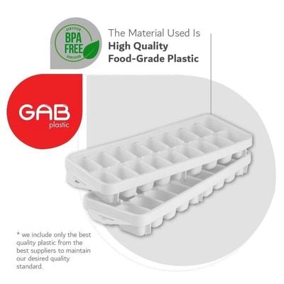 Ice Tray, Pack of 4, Easy Release, BPA-free