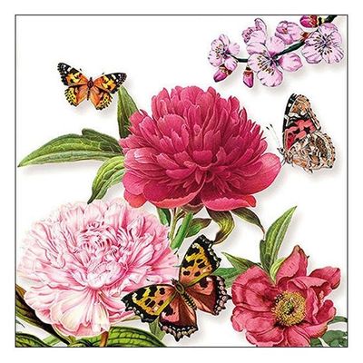 Ambiente Large Peonies Napkins