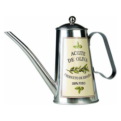 Ibili Rustic Oil Can with Long Spout, 500ml, Stainless Steel