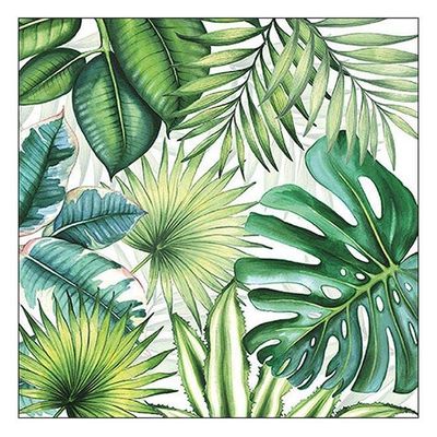 Ambiente Large Tropical Leaves Napkins
