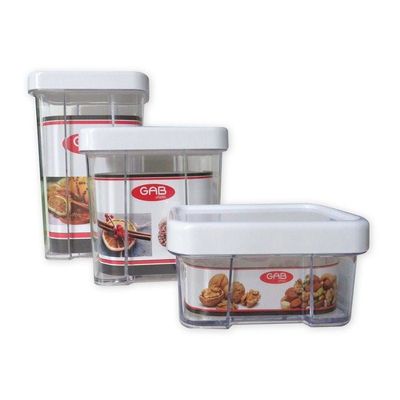 Food Storage Containers with Lids Set of 3