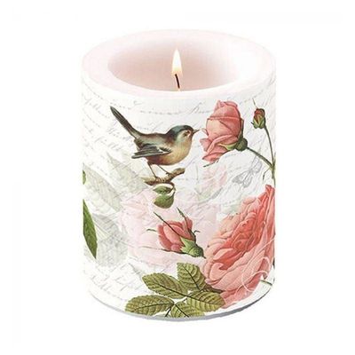 Ambiente Sophie Roses Candle, Large