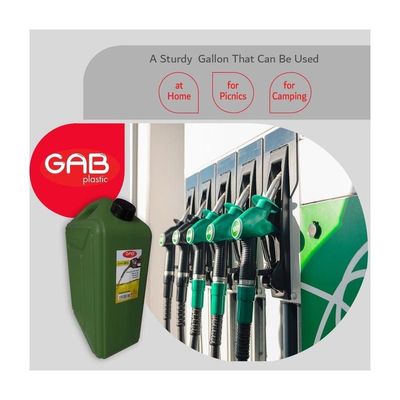 GAB Plastic Green Plastic Fuel Gallon 20 liters