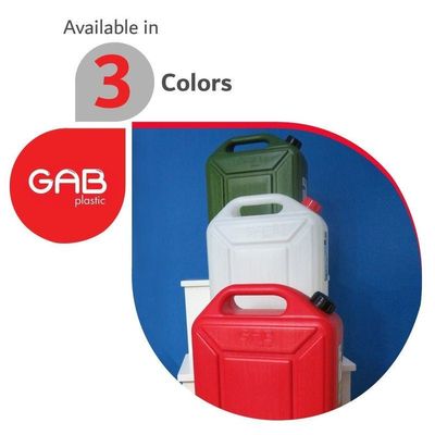 GAB Plastic, Clear Plastic Water Gallon, 20 liters, Clear Water Gallon, Plastic Gallon, Plastic Jerrycan, Clear Fluid Container, Water Storage, Liquid Container, Reusable, Sturdy, BPA-free Plastic