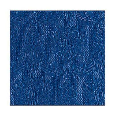 Ambiente Small Embossed Napkins, Navy