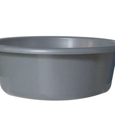 GAB Plastic, Round Basin, 10L, 39cm, Plastic Washbasin, Cleaning Accessory, Multipurpose Washing Sink, Medium Plastic Washbowl, Recycled Plastic, Sturdy and Durable.