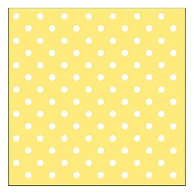 Ambiente Large Yellow Pastel Dots Napkins
